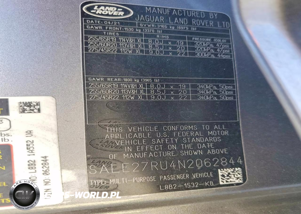 2022 Land Rover Defender 110 X-Dynamic Se VIN:SALE27RU4N2062844 - 13