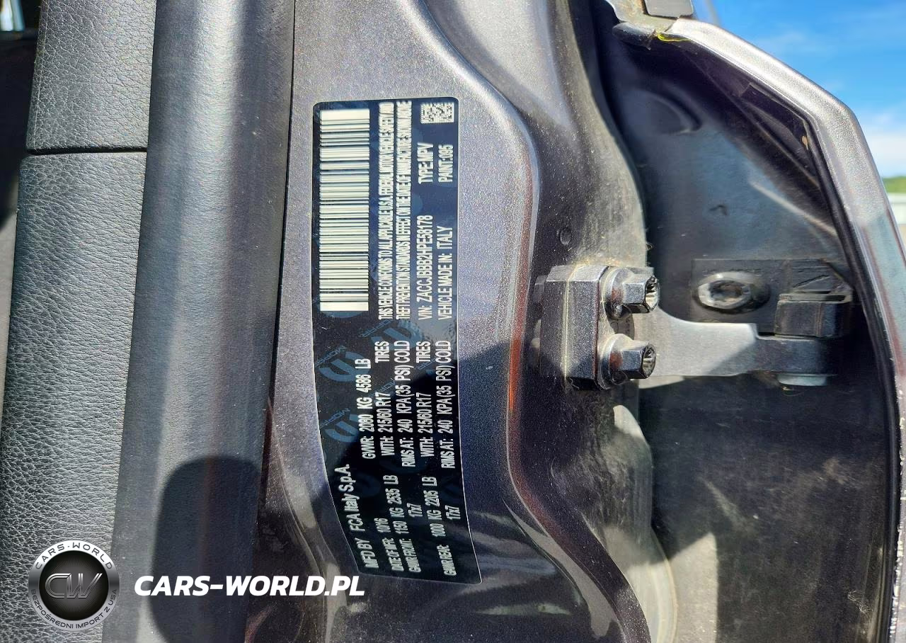 2017 Jeep Renegade Latitude VIN:ZACCJBBB2HPE58178 - 12