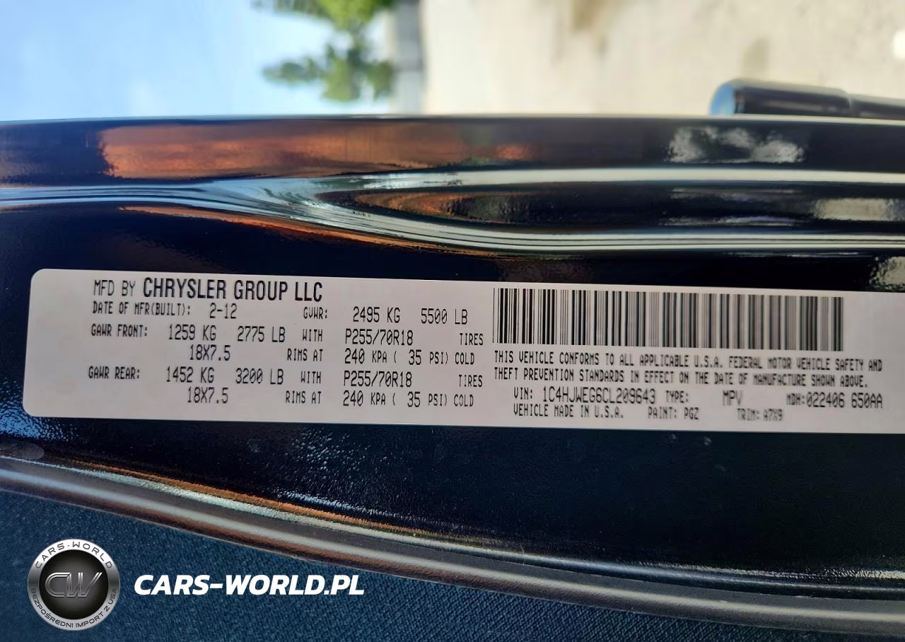 2012 Jeep Wrangler Unlimited Sahara VIN:1C4HJWEG6CL209643 - 13