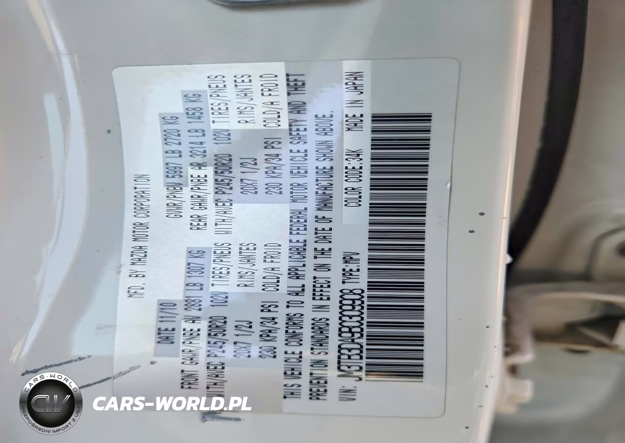 2011 Mazda Cx-9 VIN:JM3TB3DA9B0309908 - 13