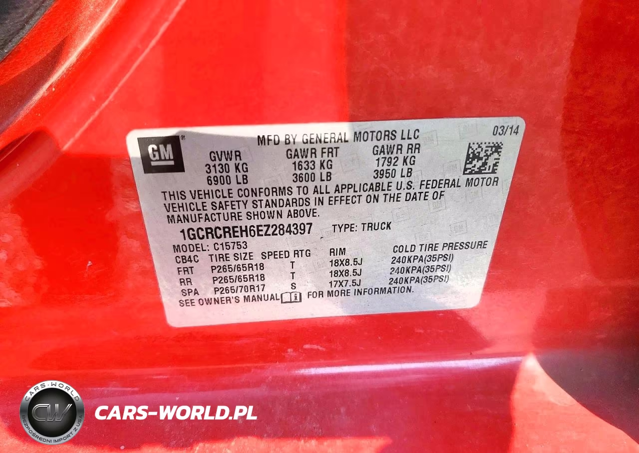 2014 Chevrolet Silverado C1500 Lt VIN:1GCRCREH6EZ284397 - 12