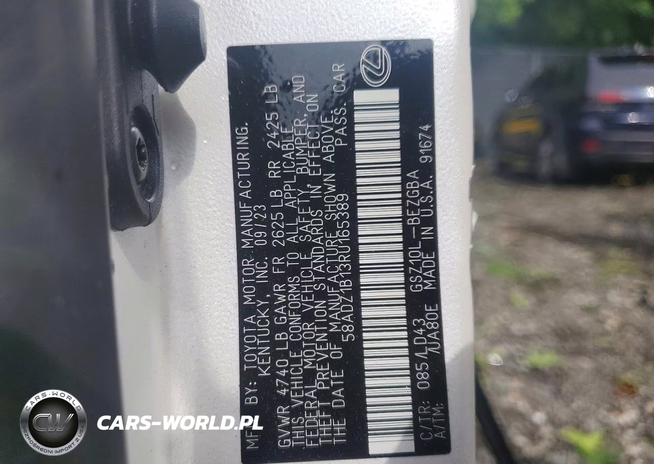2024 Lexus Es 350 Base VIN:58ADZ1B13RU165389 - 12