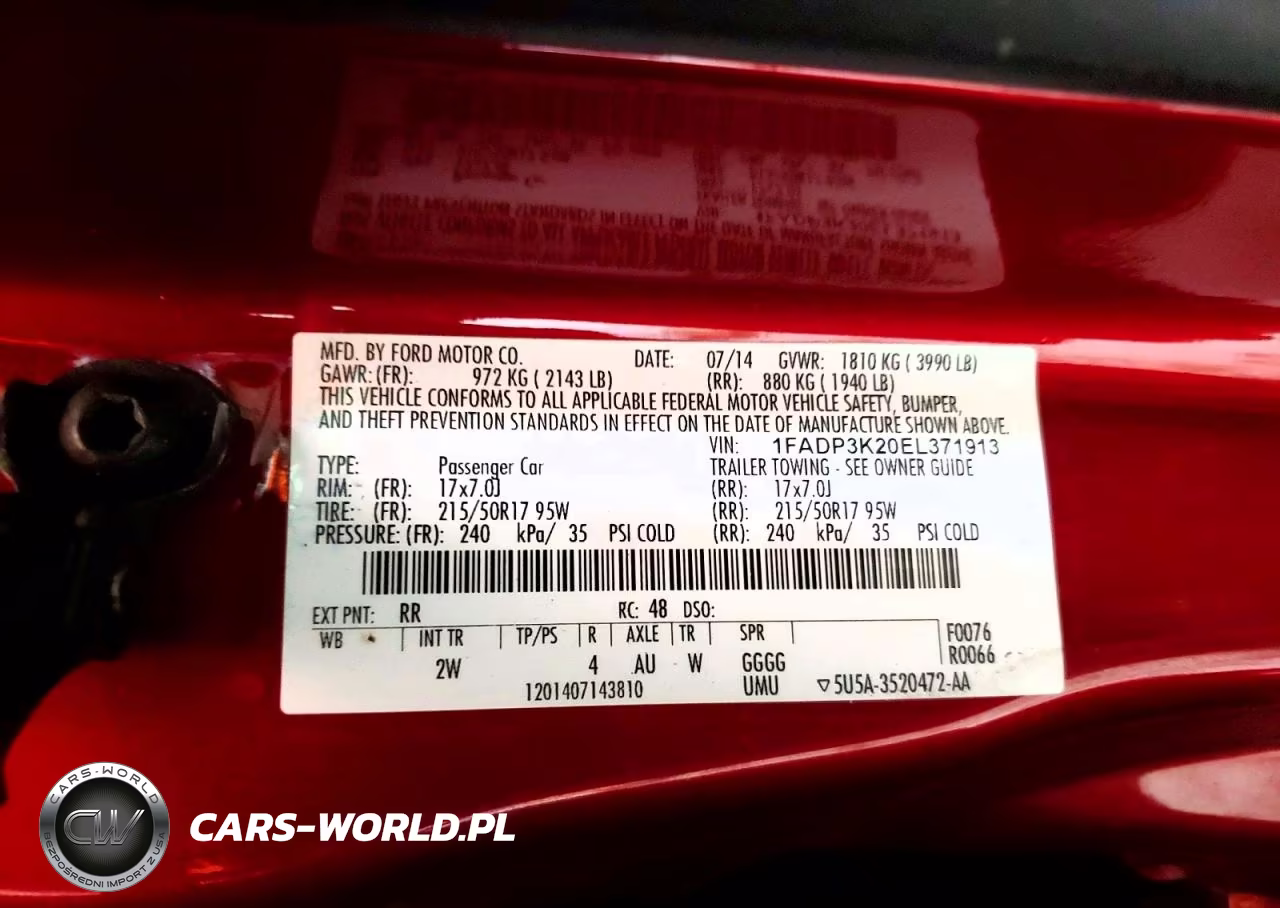 2014 Ford Focus Se VIN:1FADP3K20EL371913 - 12