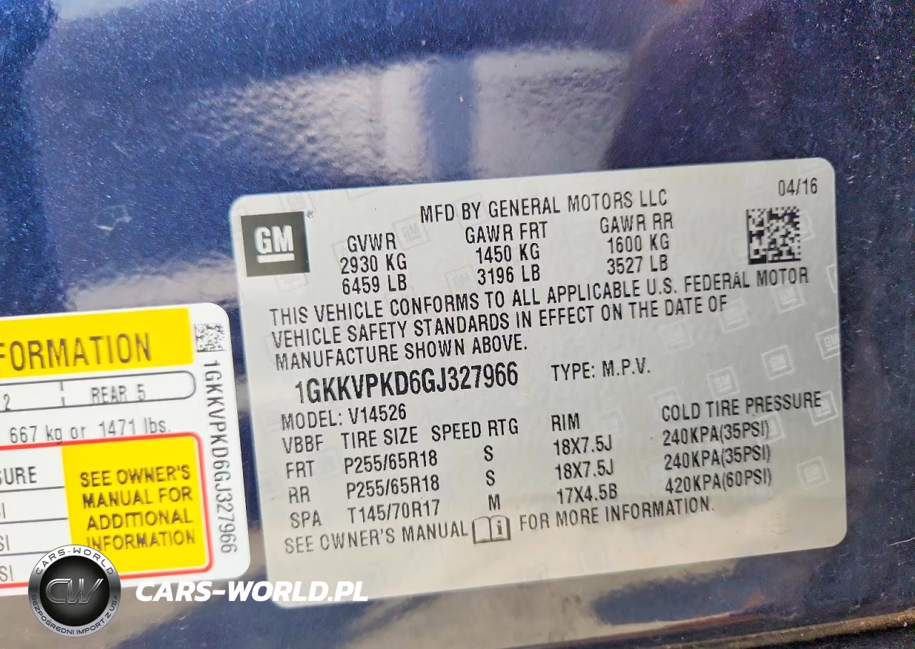 2016 GMC Acadia Sle VIN:1GKKVPKD6GJ327966 - 13