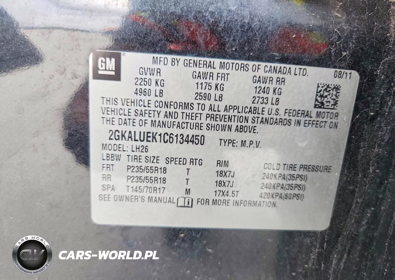 2012 GMC Terrain Slt VIN:2GKALUEK1C6134450 - 13