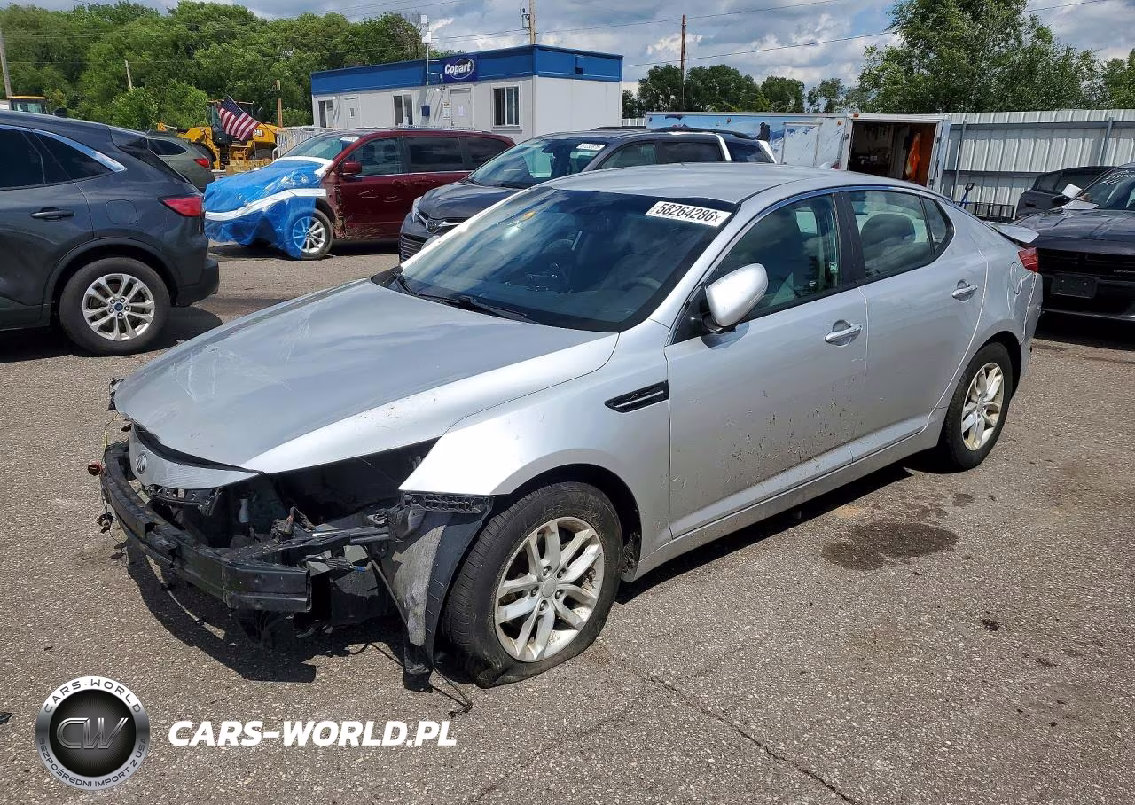 2013 Kia Optima Lx VIN:KNAGM4A74D5387602 - 1