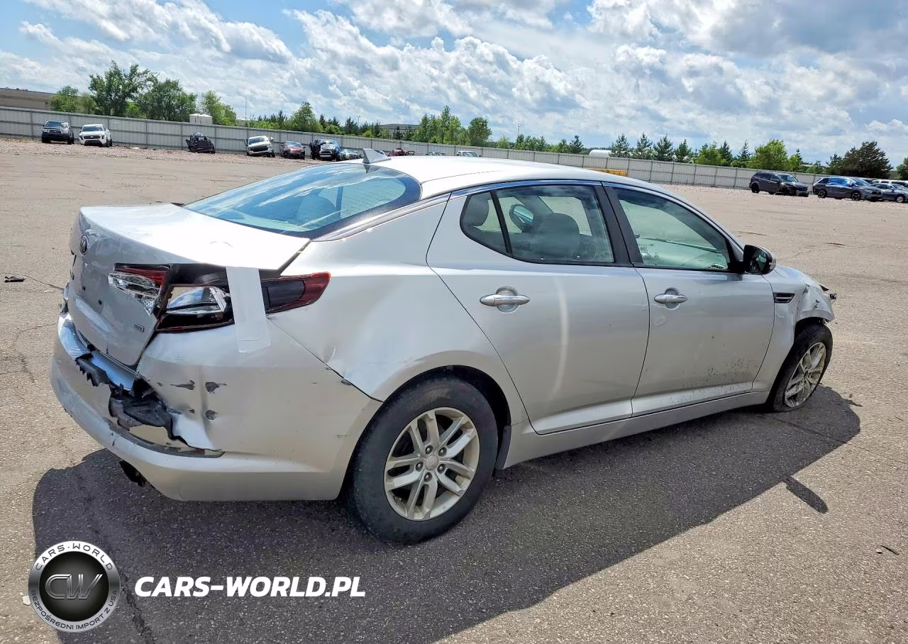 2013 Kia Optima Lx VIN:KNAGM4A74D5387602 - 3