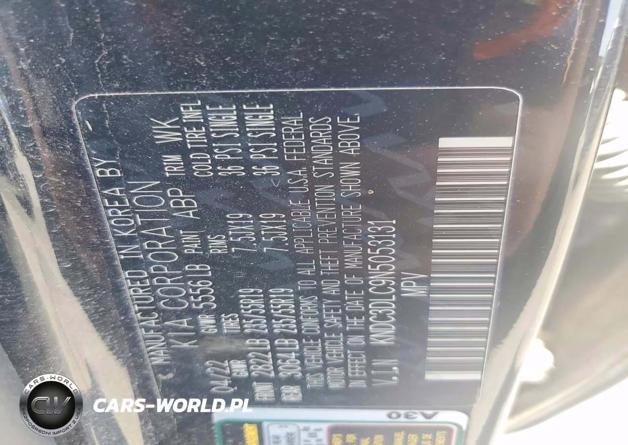 2022 Kia Ev6 VIN:KNDC3DLC9N5053131 - 13