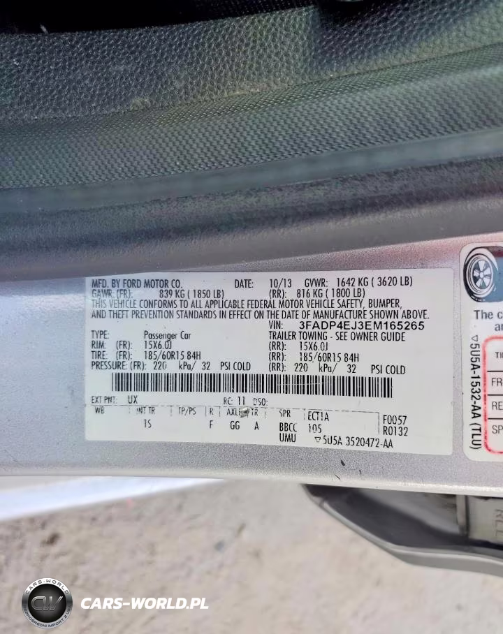 2014 Ford Fiesta Se VIN:3FADP4EJ3EM165265 - 12