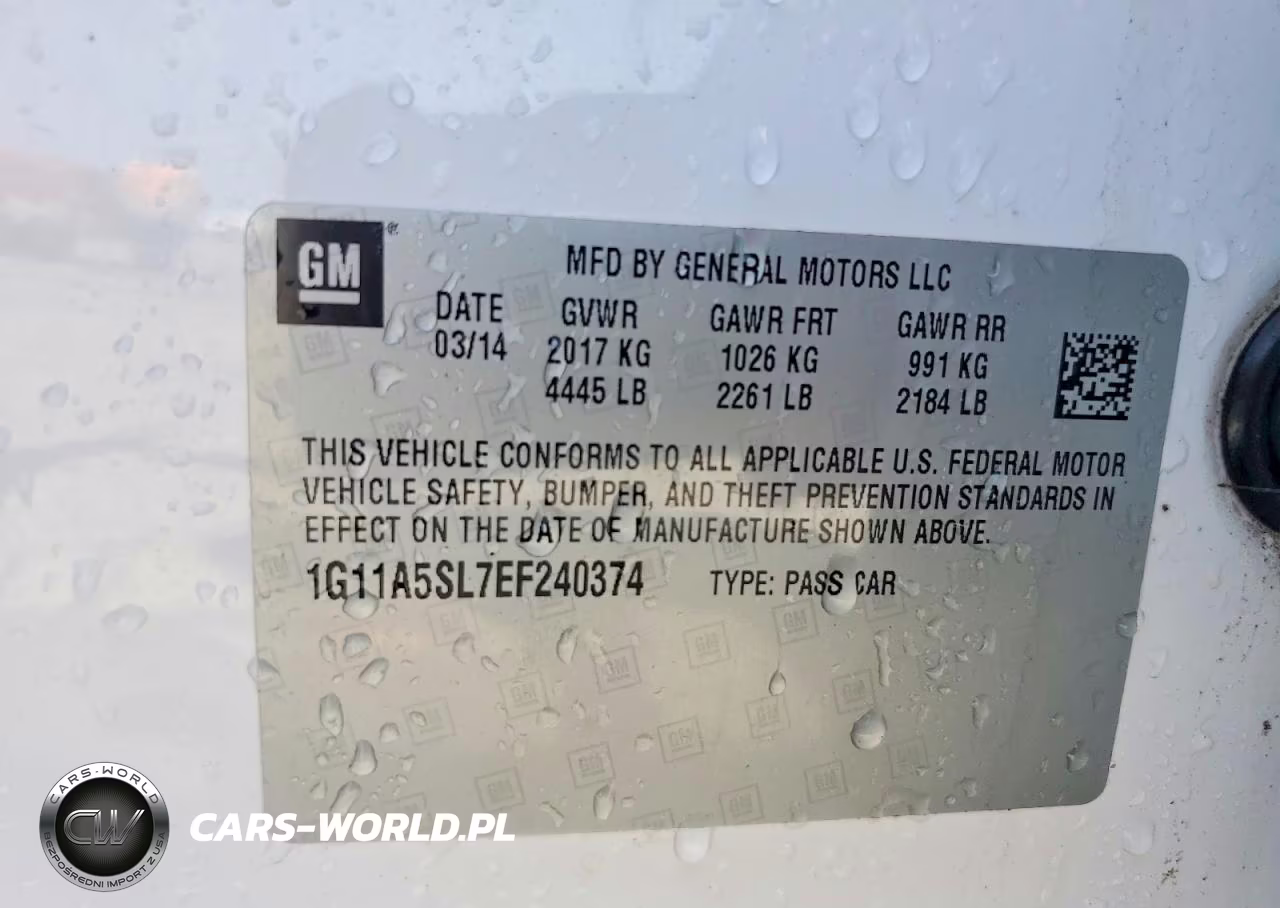 2014 Chevrolet Malibu Ls VIN:1G11A5SL7EF240374 - 13