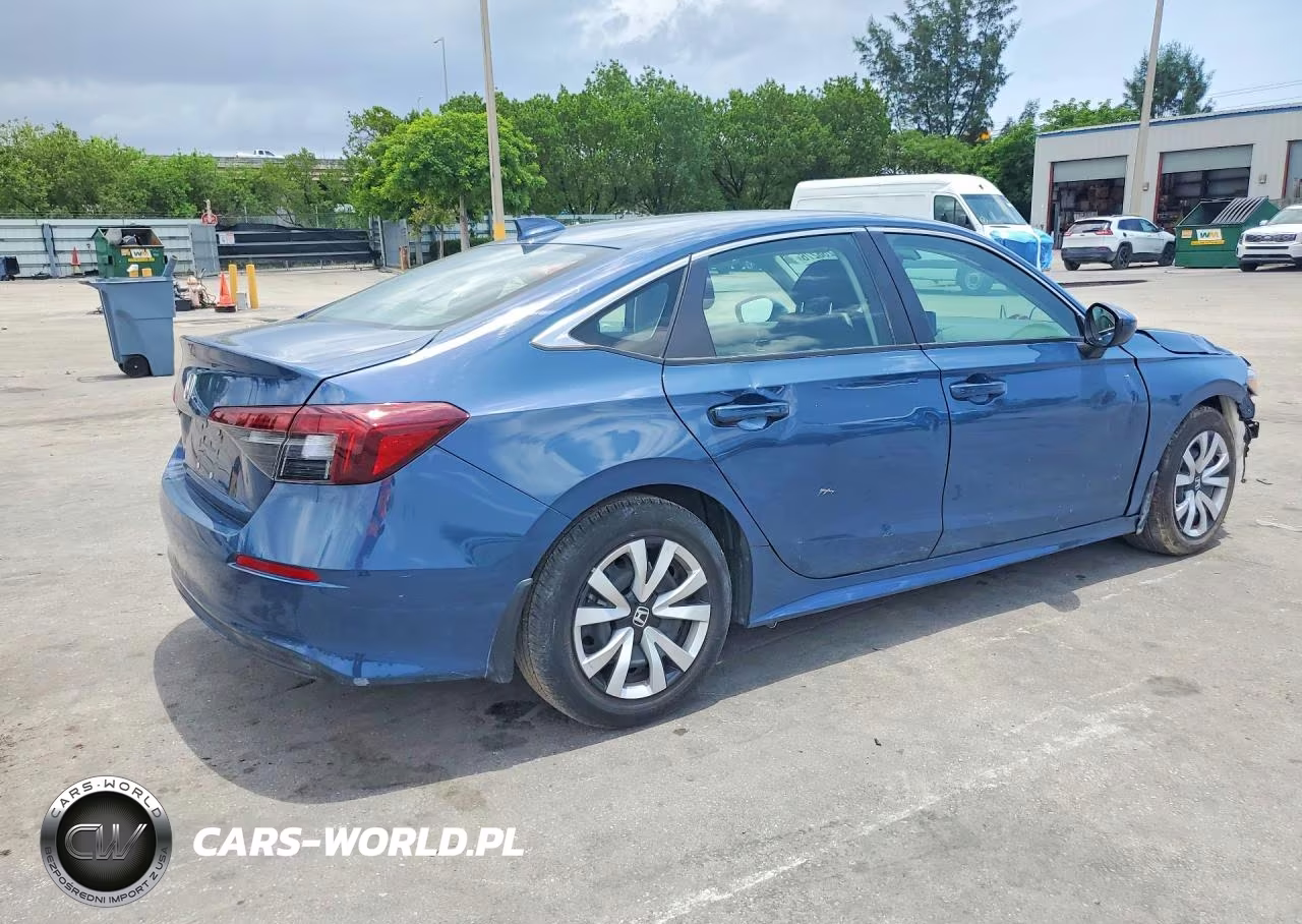 2025 Honda Civic Lx VIN:2HGFE2F26SH574120 - 3