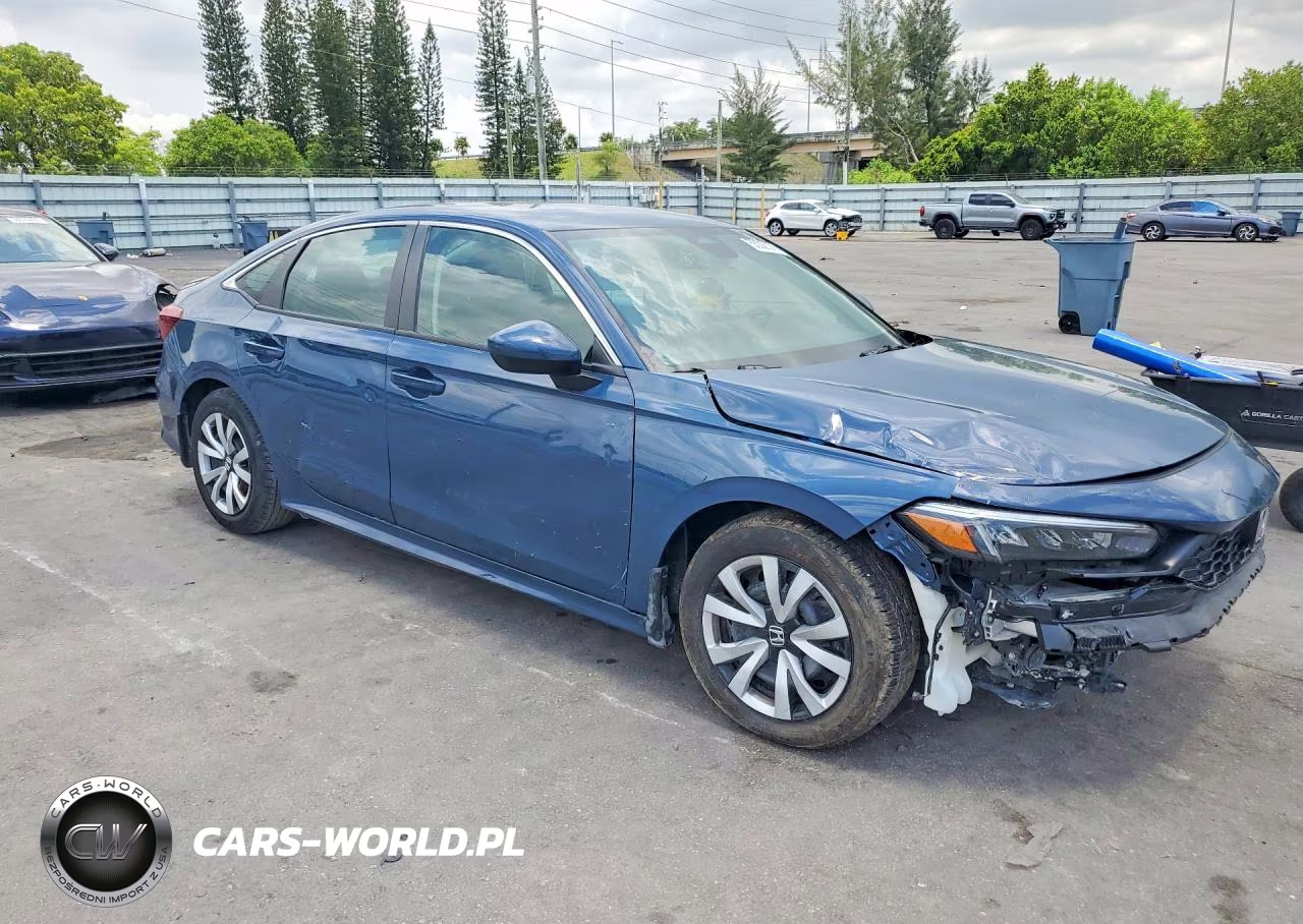 2025 Honda Civic Lx VIN:2HGFE2F26SH574120 - 4