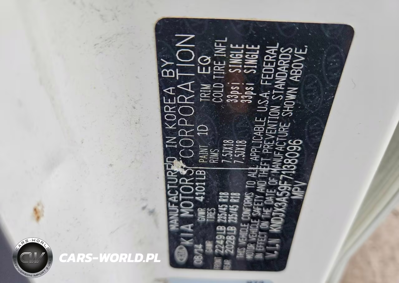 2015 Kia Soul ! VIN:KNDJX3A59F7138096 - 12