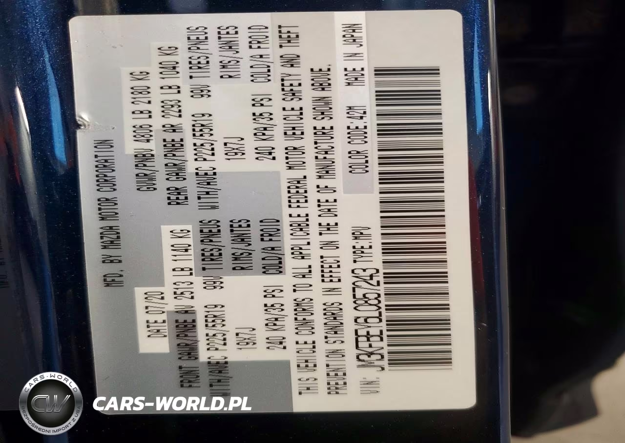 2020 Mazda Cx-5 Signature VIN:JM3KFBEY6L0857243 - 14