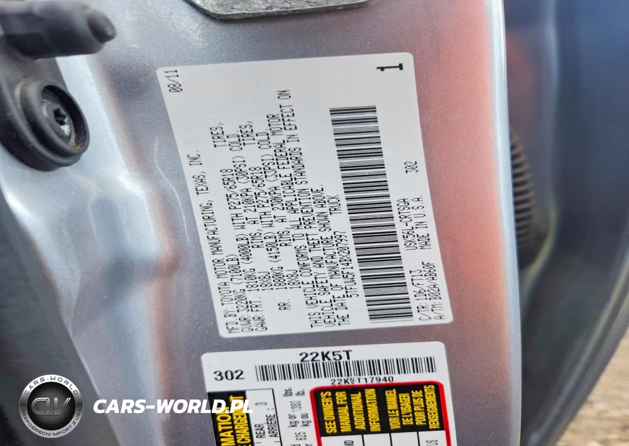 2011 Toyota Tundra Double Cab Sr5 VIN:5TFUW5F14BX207997 - 12