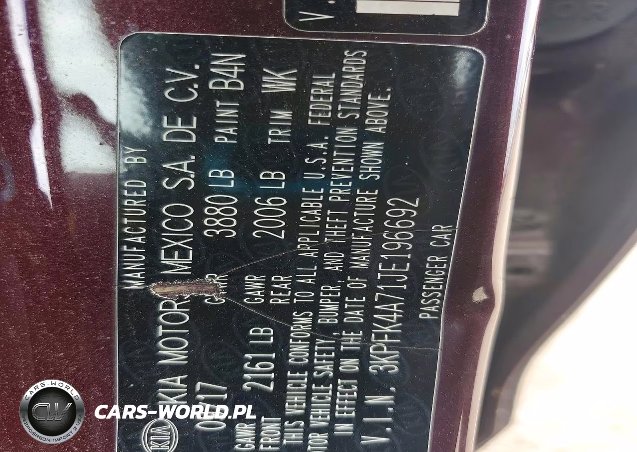 2018 Kia Forte Lx VIN:3KPFK4A71JE196692 - 13