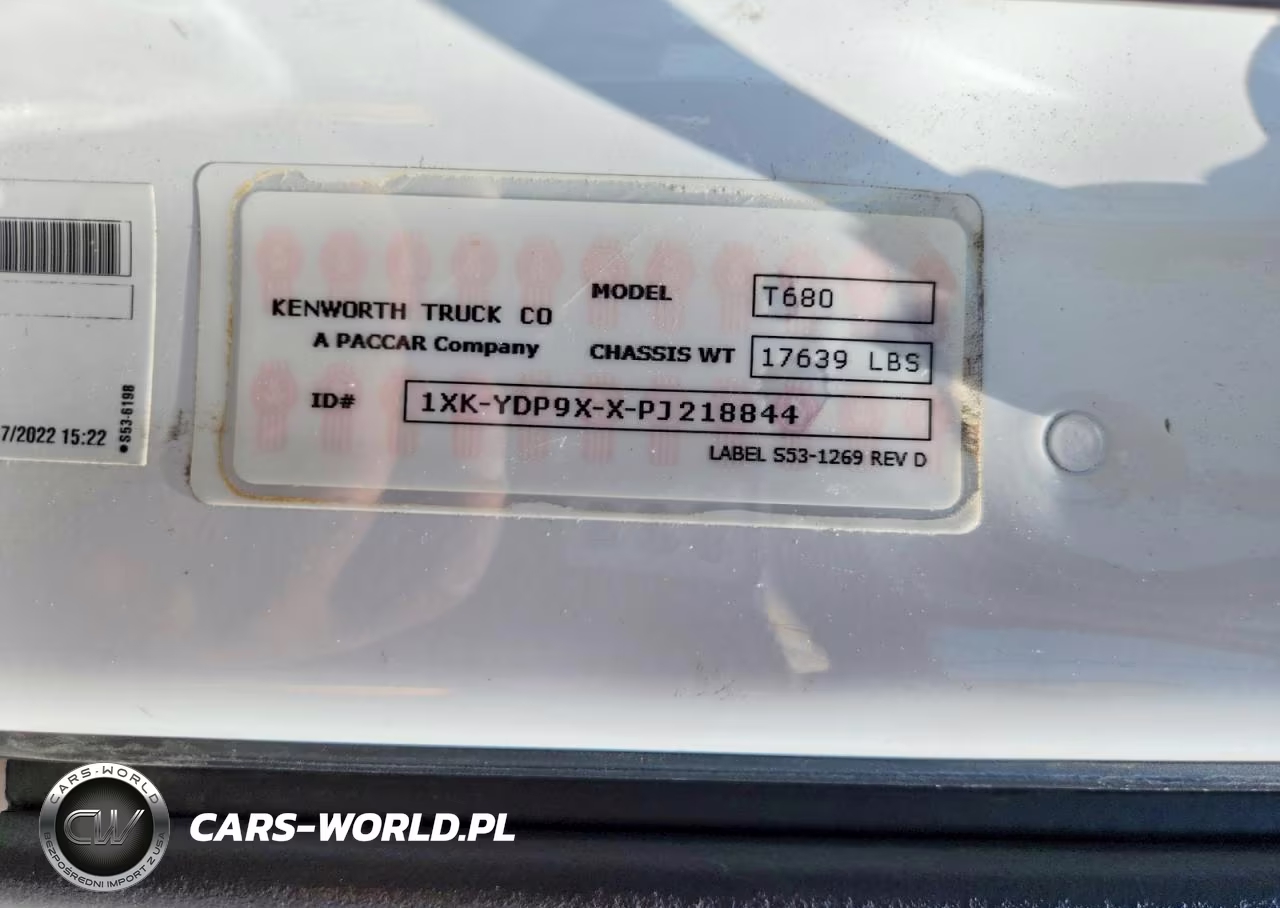 2023 Kenworth T680 Semi Truck VIN:1XKYDP9XXPJ218844 - 10
