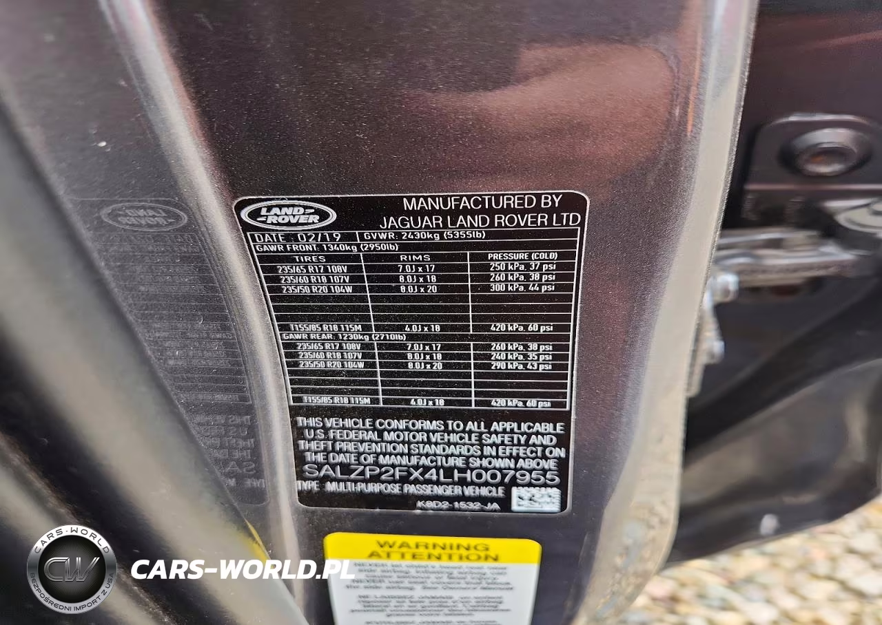2020 Land Rover Landrover VIN:SALZP2FX4LH007955 - 13
