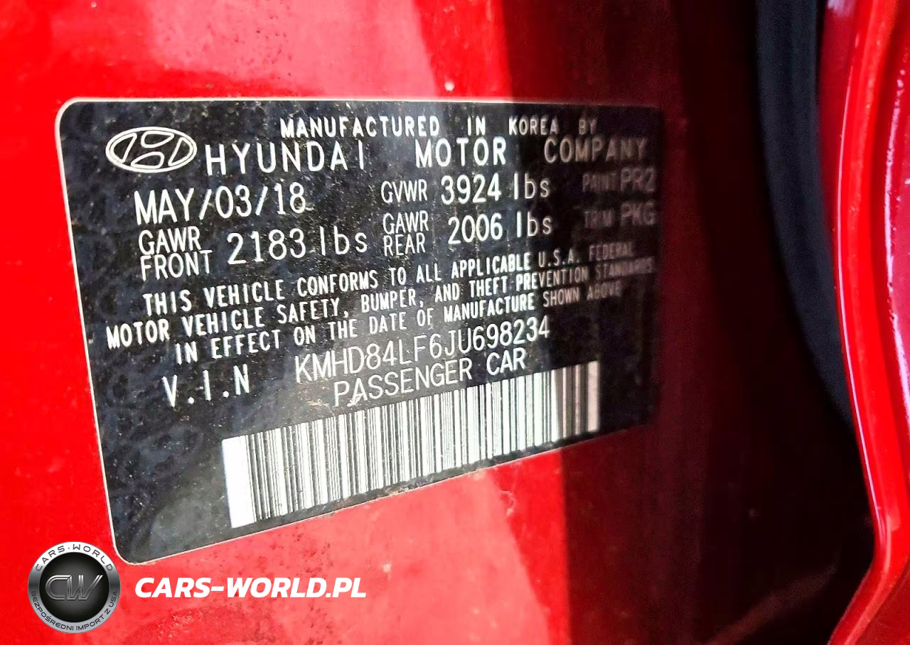 2018 Hyundai Elantra Value Edition VIN:KMHD84LF6JU698234 - 12