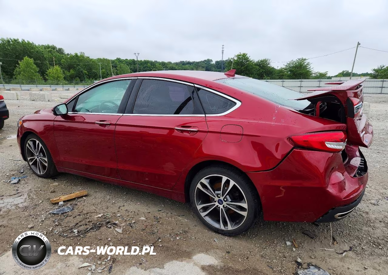 2019 FORD FUSION TIT VIN:3FA6P0D90KR186890 - 2