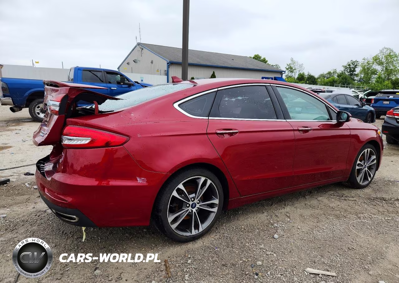 2019 FORD FUSION TIT VIN:3FA6P0D90KR186890 - 3