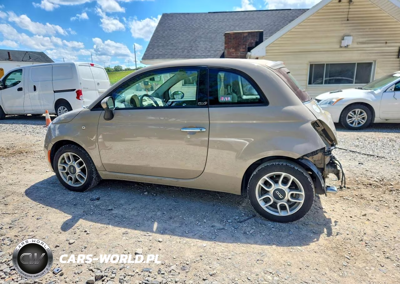 2012 Fiat 500 Pop VIN:3C3CFFDR7CT383356 - 2