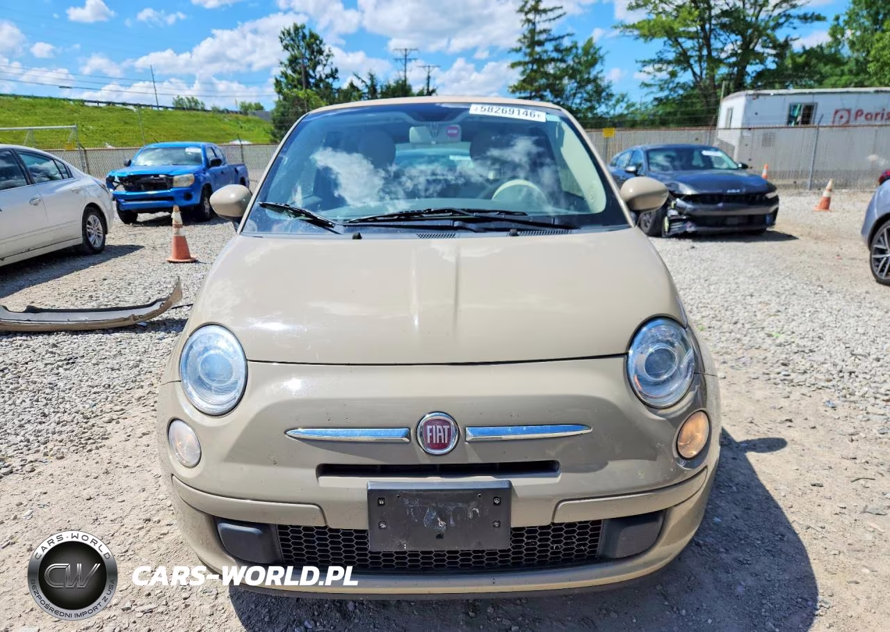2012 Fiat 500 Pop VIN:3C3CFFDR7CT383356 - 5
