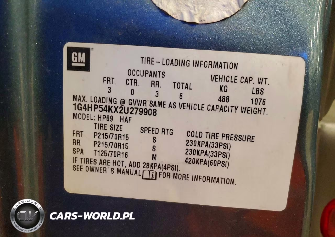 2002 Buick Lesabre Custom VIN:1G4HP54KX2U279908 - 12
