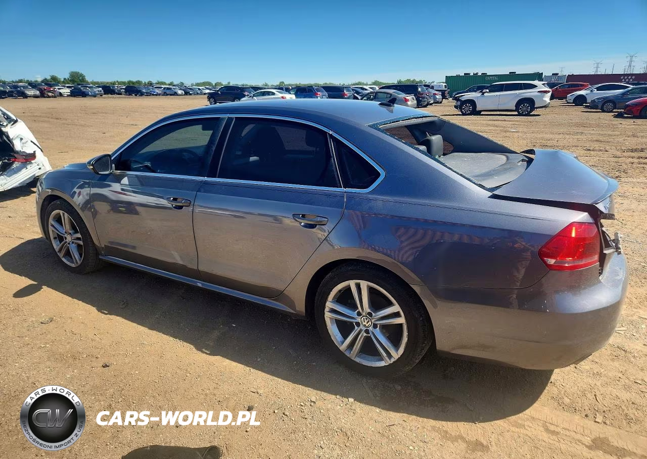 2012 Volkswagen Passat Se VIN:1VWBP7A31CC051173 - 2