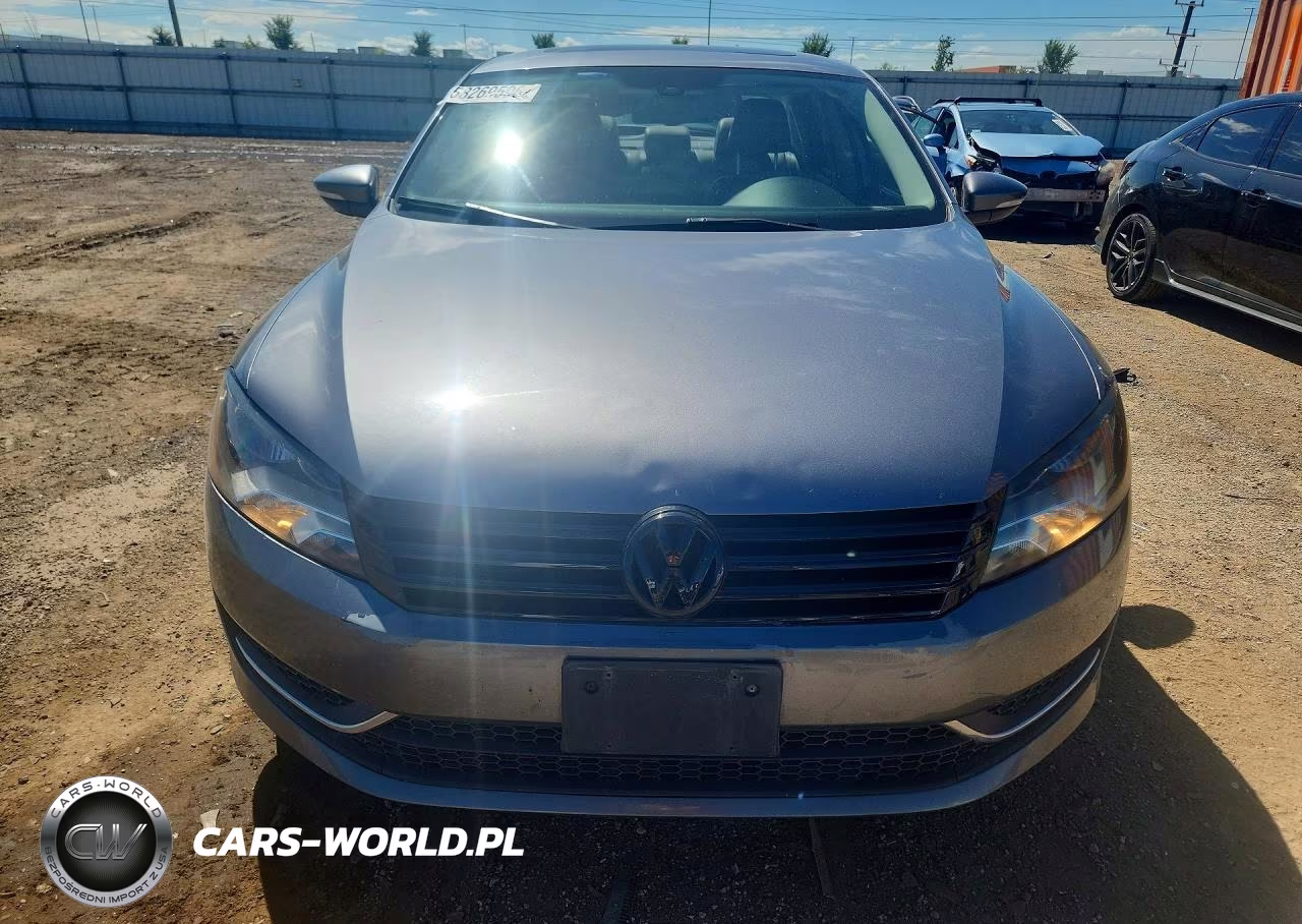 2012 Volkswagen Passat Se VIN:1VWBP7A31CC051173 - 5