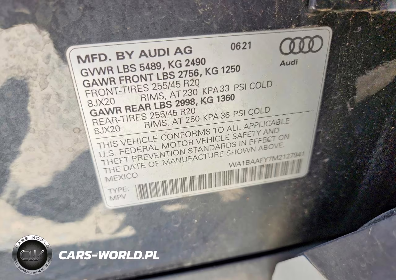 2021 Audi Q5 Premium Plus VIN:WA1BAAFY7M2127941 - 13