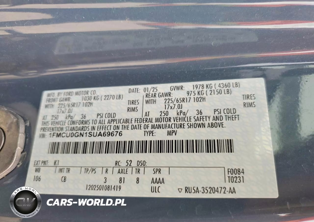 2025 Ford Escape Active VIN:1FMCU0GN1SUA69676 - 13