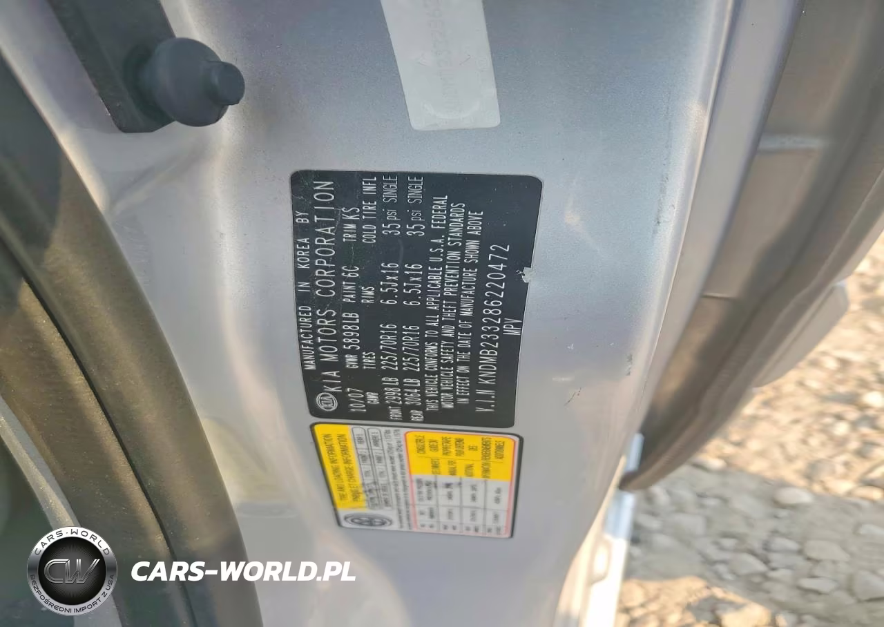 2008 Kia Sedona Lx VIN:KNDMB233286220472 - 12
