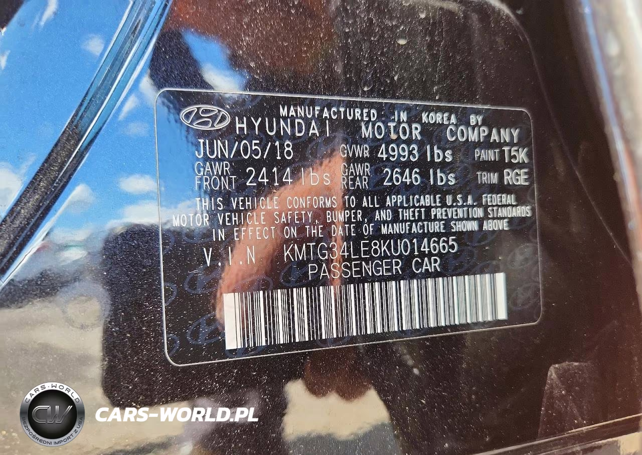 2019 Genesis G70 3.3T Advanced VIN:KMTG34LE8KU014665 - 12