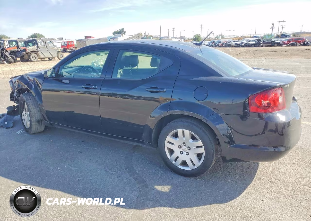2012 Dodge Avenger Se VIN:1C3CDZAB8CN252855 - 2