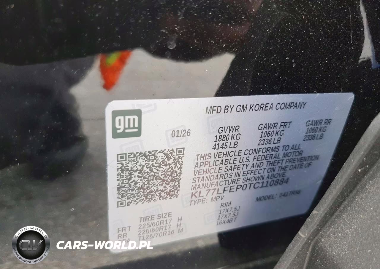 2026 Chevrolet Trax Ls VIN:KL77LFEP0TC110884 - 13