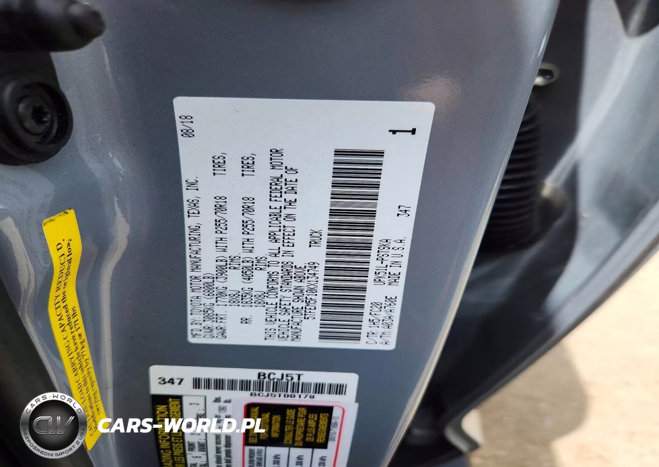 2019 Toyota Tundra Crewmax Sr5 VIN:5TFEM5F10KX134749 - 12