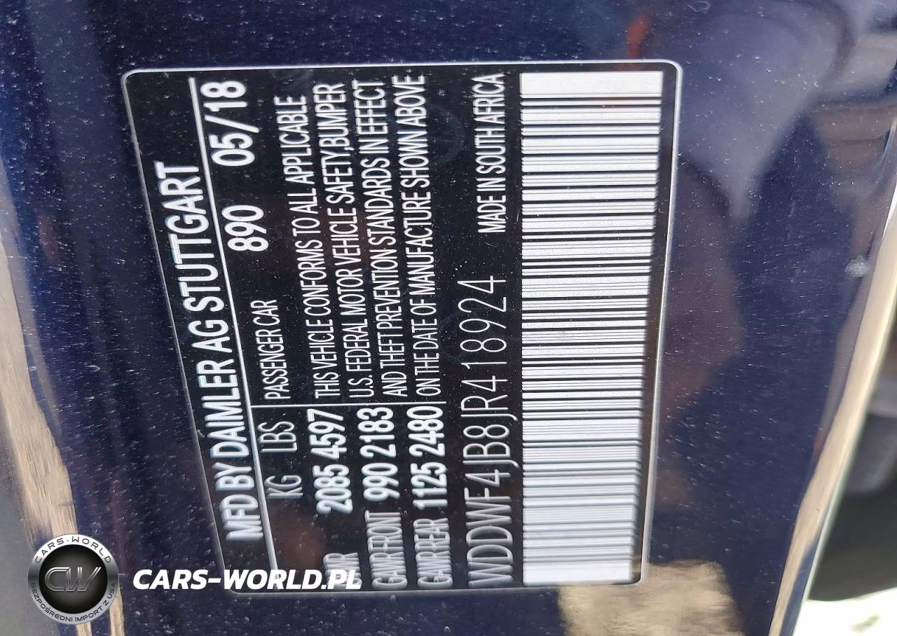 2018 Mercedes-Benz C 300 VIN:WDDWF4JB8JR418924 - 12