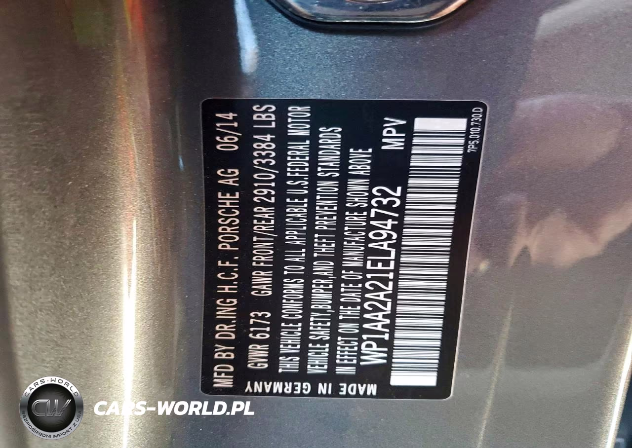 2014 Porsche Cayenne VIN:WP1AA2A21ELA94732 - 13