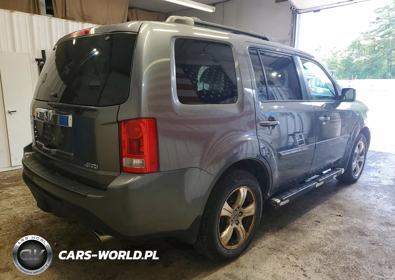 2012 Honda Pilot Ex-L VIN:5FNYF4H70CB085003 - 3