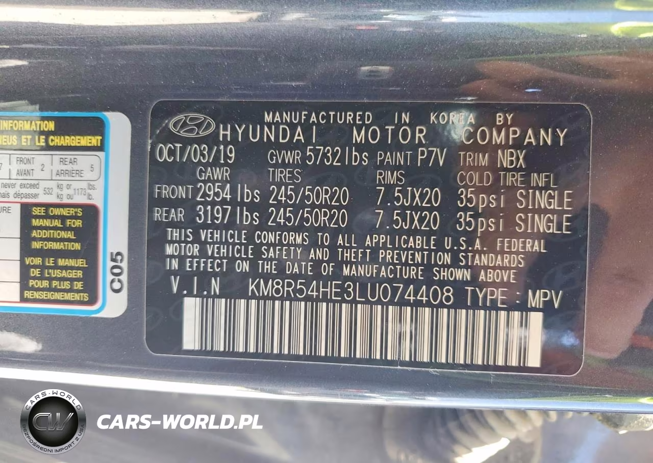 2020 Hyundai Palisade Limited VIN:KM8R54HE3LU074408 - 13