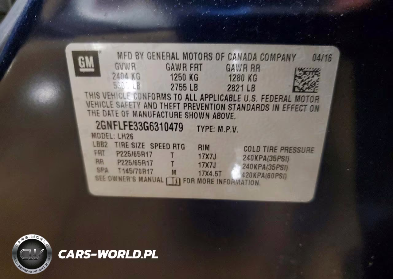 2016 Chevrolet Equinox Lt VIN:2GNFLFE33G6310479 - 13
