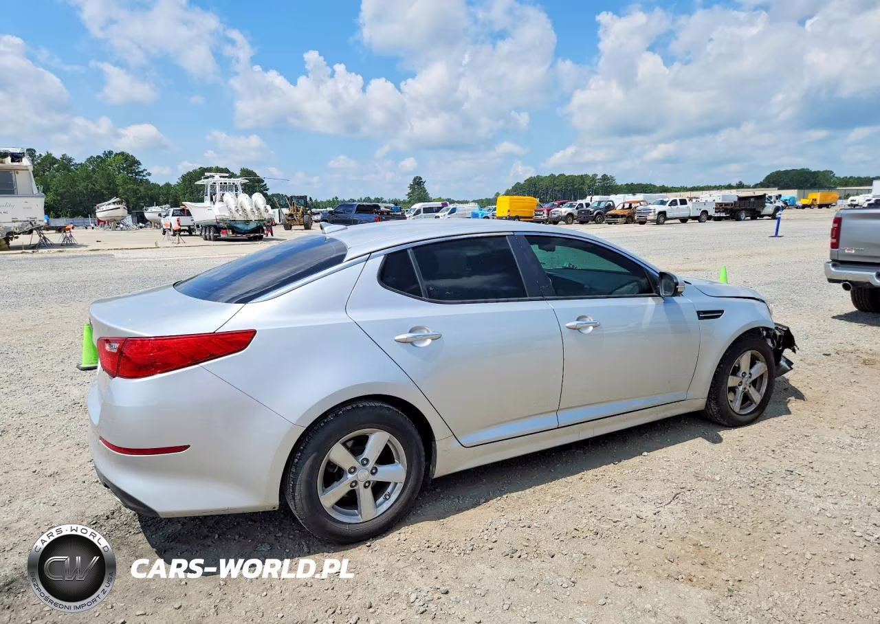 2014 Kia Optima Lx VIN:KNAGM4A72E5496741 - 3