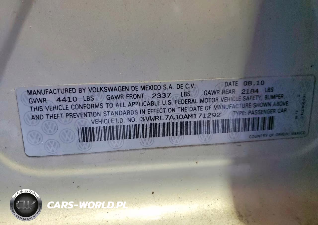 2010 Volkswagen Jetta Tdi VIN:3VWRL7AJ0AM171292 - 12