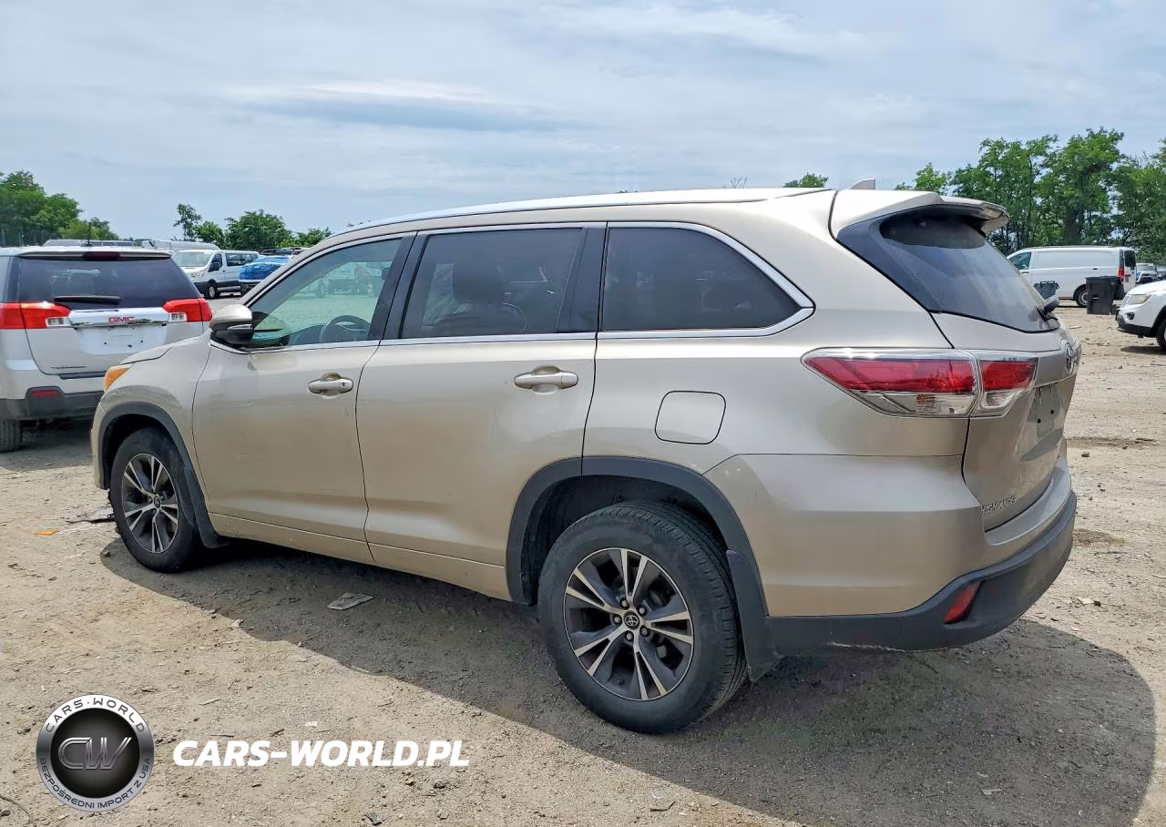 2016 Toyota Highlander Xle VIN:5TDJKRFH7GS318530 - 2