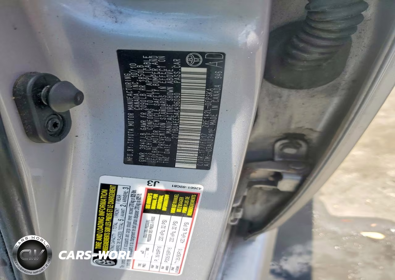 2010 Toyota Corolla S VIN:2T1BU4EE5AC496090 - 12