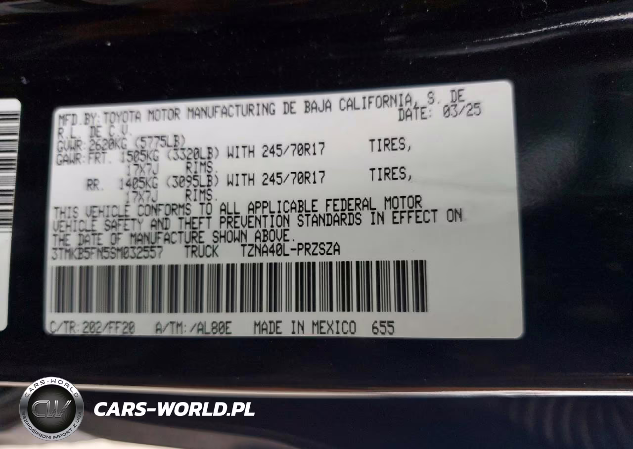 2025 Toyota Tacoma Sr5 VIN:3TMKB5FN5SM032557 - 12