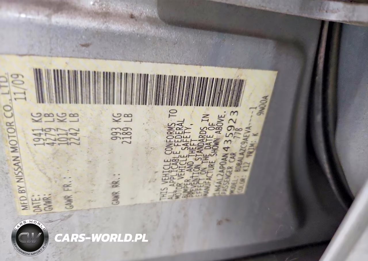2010 Nissan Altima 2.5 VIN:1N4AL2AP0AN435923 - 11