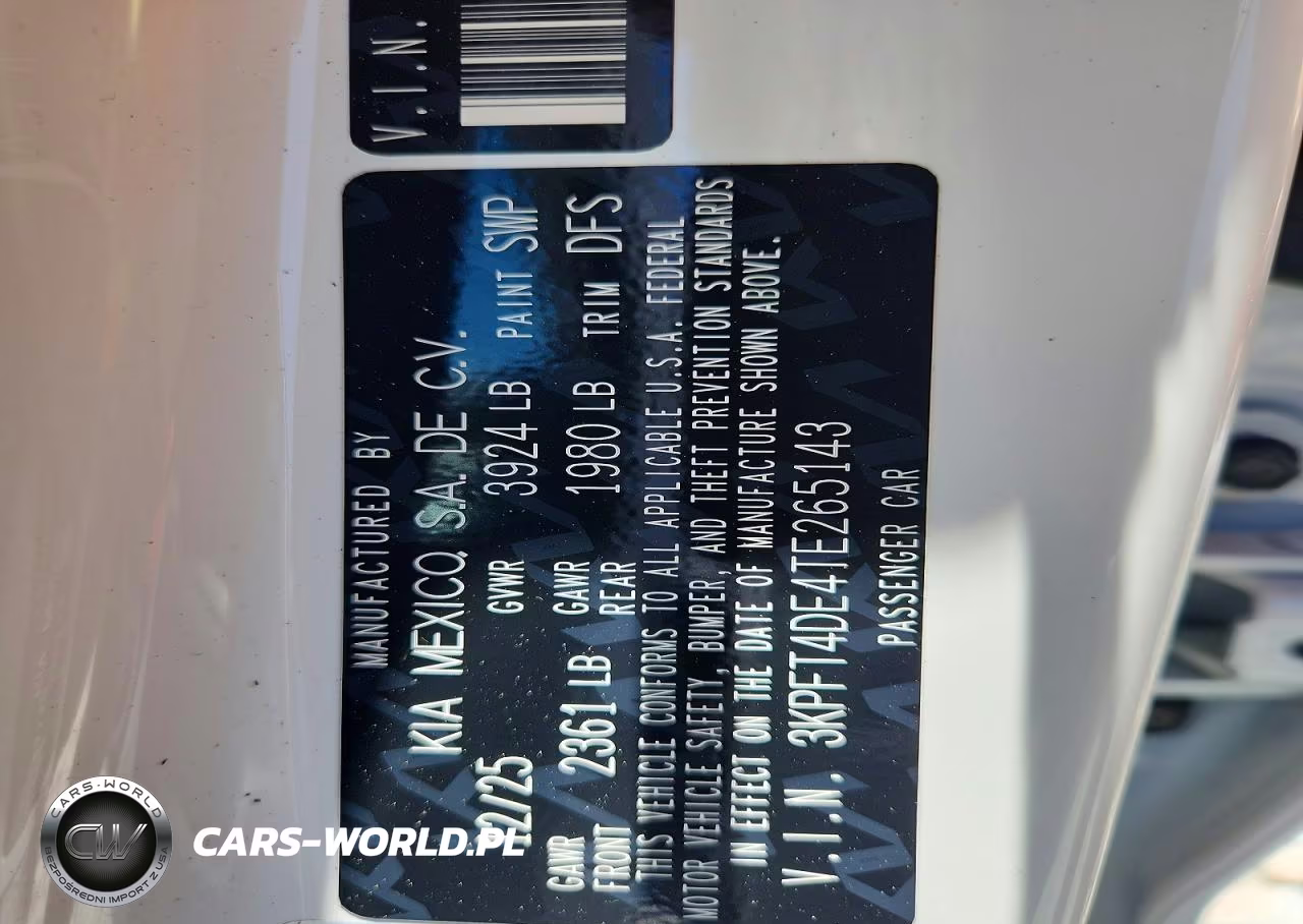 2026 Kia K4 Lxs VIN:3KPFT4DE4TE265143 - 13