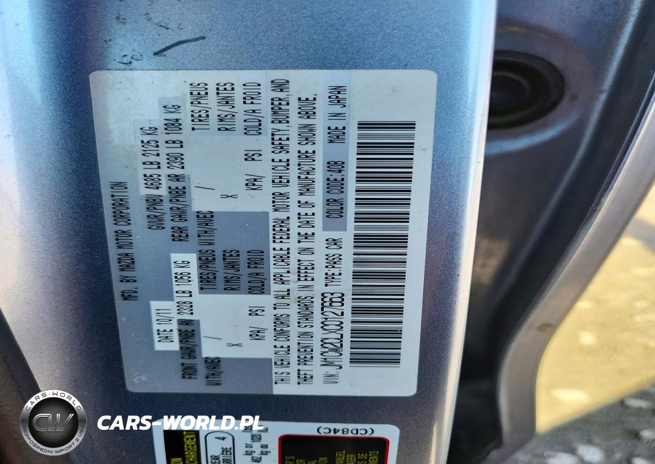 2012 Mazda 5 VIN:JM1CW2CLXC0127663 - 14